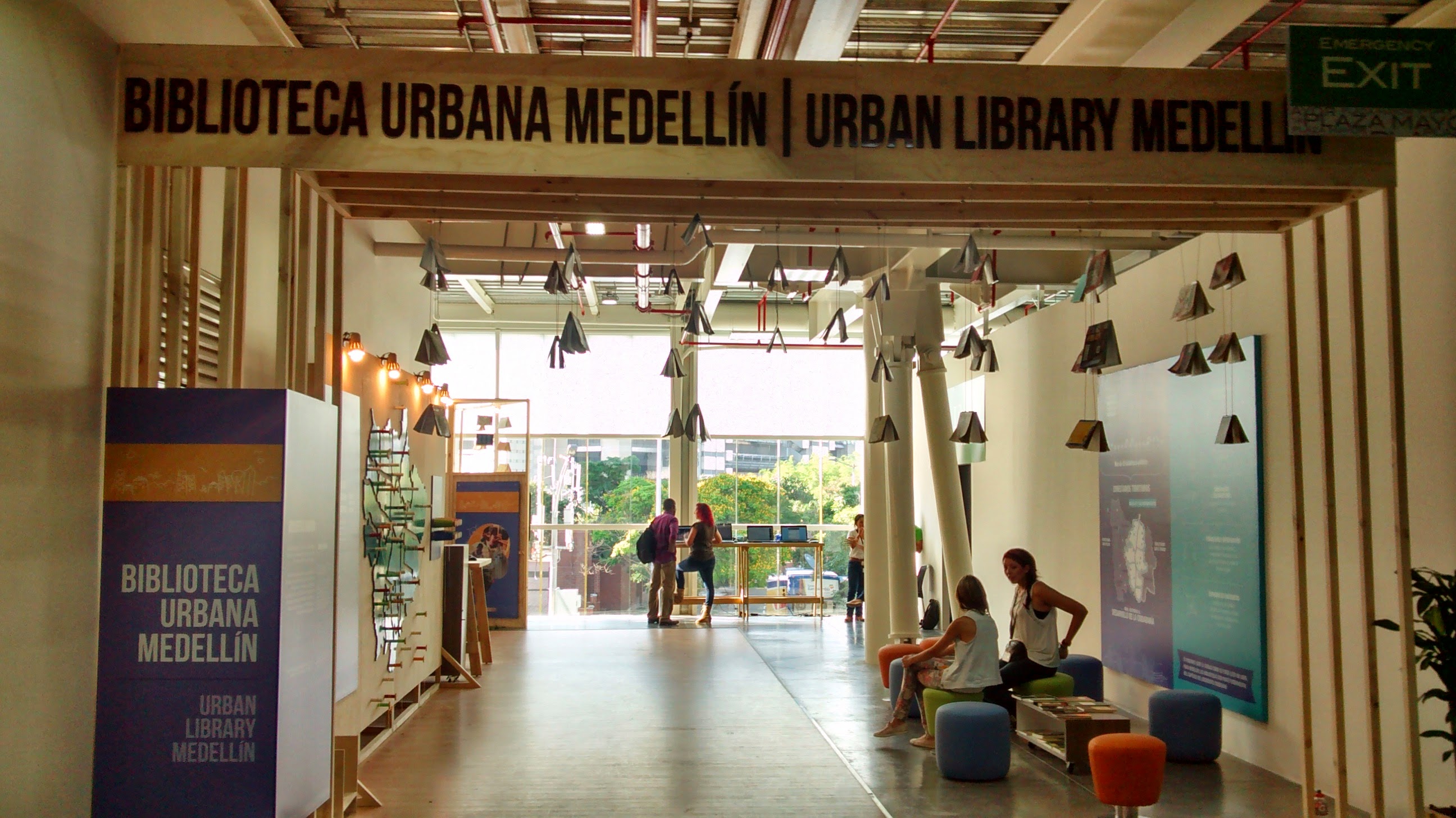 Ingreso a la Biblioteca Urbana Medellín en el #WUF7
